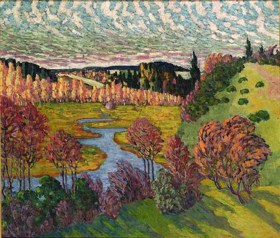 konrad magi Autumn landscape oil painting image